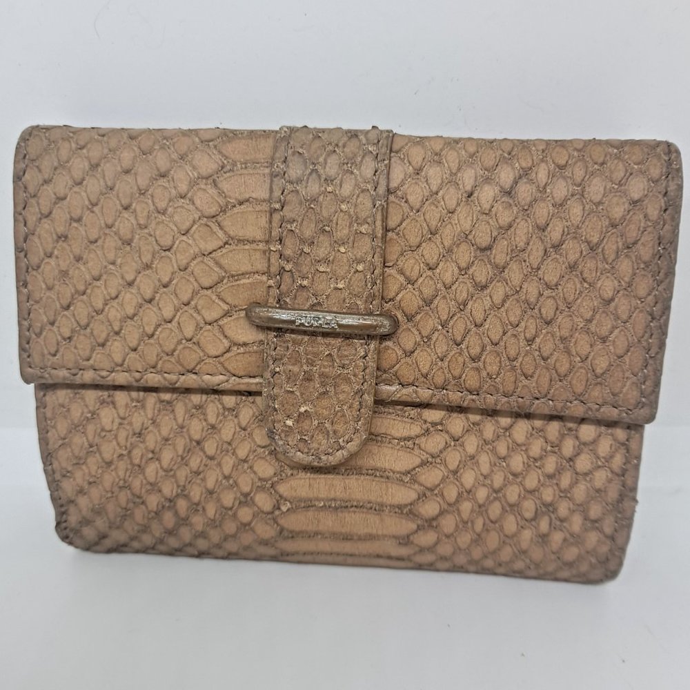 Furla  beige Bi-Fold Wallet